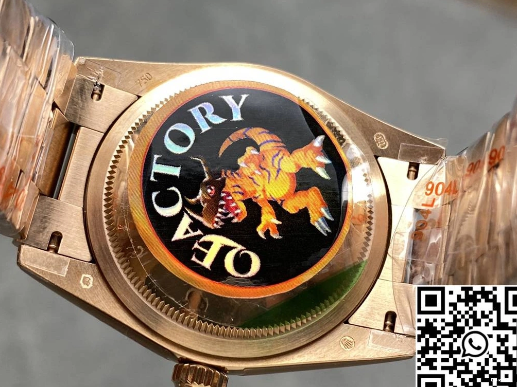 v5 M128235-0037 Tungsten Date Steel Chocalate 36mm Factory Rolex QF Dial Day 0306